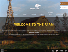 Tablet Screenshot of harvestfarm.net
